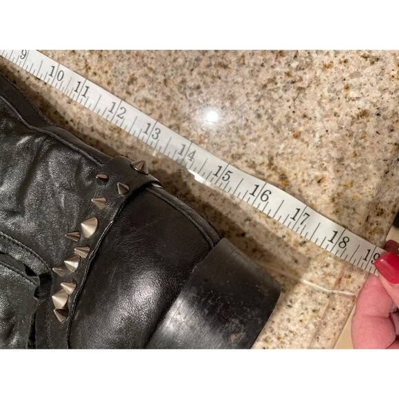 Sam Edelman Two Toned Spike Detailed Knee High Boots Sz 9M - Picture 10 of 12